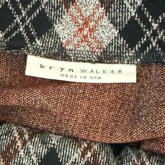 Bryn Walker Keena Cowl Neck Plaid Midweight Top - Women’s US M - Picture 8 of 12
